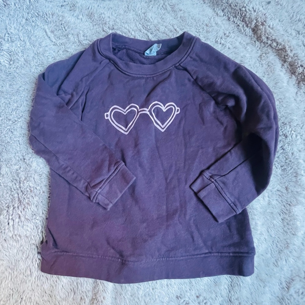 Kate Quinn Little Liam Sweatshirt Mulberry Size 4T GUC